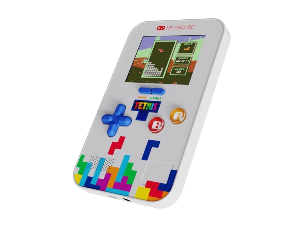 My Arcade Tetris Go Gamer, Monivärinen, D-pad, Kotipainike, Käynnistyspainike, 6,35 cm (2.5), 3,5 mm, USB/Akku, AAA