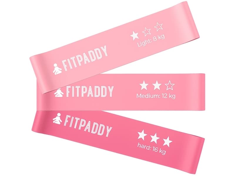 Elastiska Band Plus 3 Styck Pink Edition