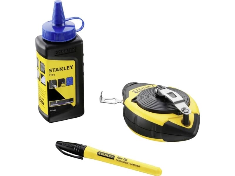Stanley 0-47-681, 30 m, Muovi, Musta, Keltainen