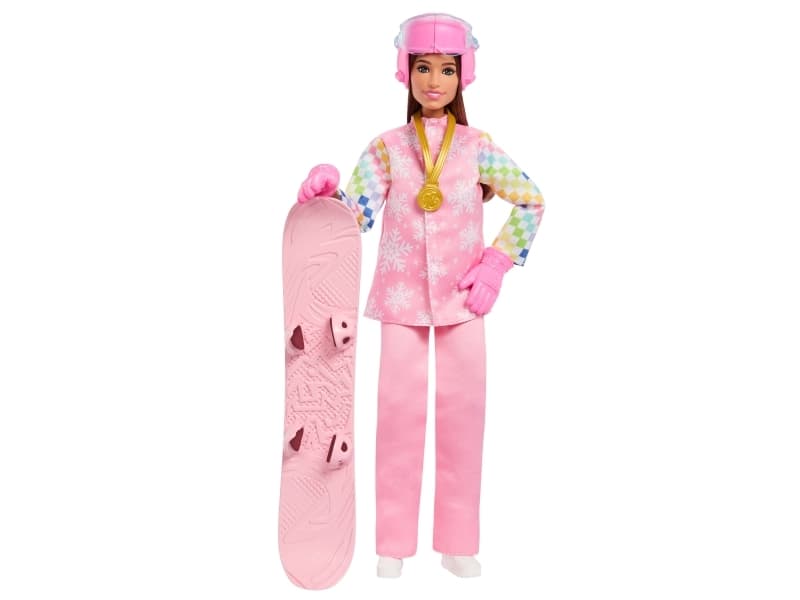 Barbie Snowboarder -nukke ja tarvikkeita, Muotinukke, Naaras, 3 vuosi/vuosia, Tyttö, 285,5 mm, Monivärinen