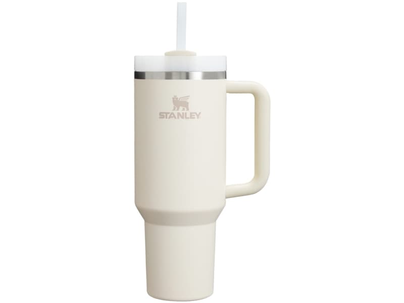 Stanley Quencher H2.0 FlowState Tumbler 1.2L, Cream, Ruostumaton teräs, 7 t, 11 t, 1200 ml, 100 mm