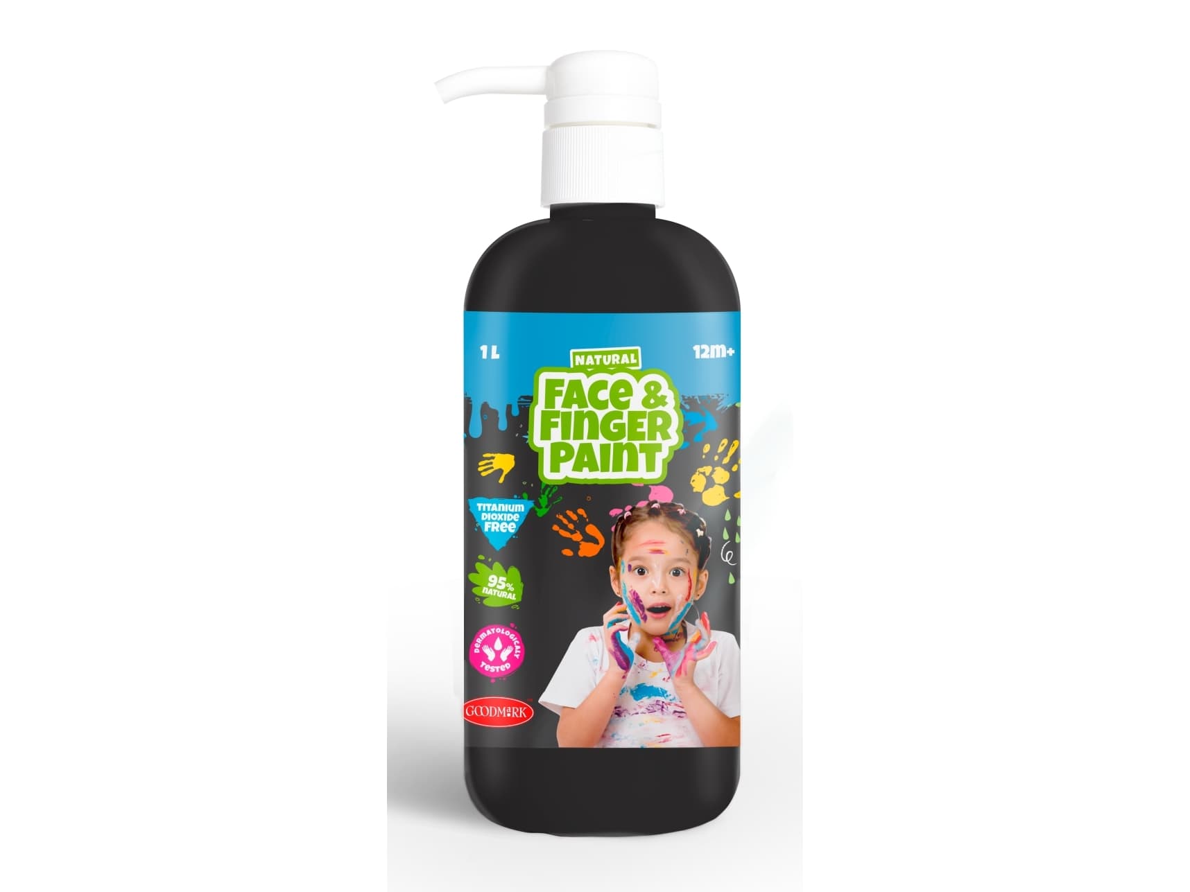 Black 1000ml Bottle Dispenser