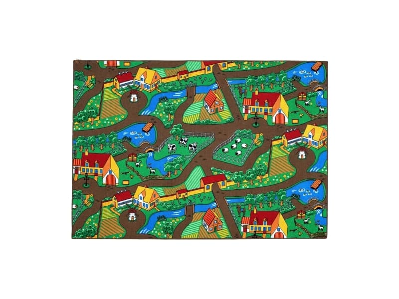 Leikkimatto - Maalaistalo - 140 x 200 cm
