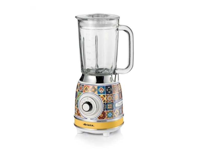 Ariete 0583/0P, Pöydällä pidettävä tehosekoitin, 1,5 L, Syke-toiminto, Jäänmurskaus, 1000 W, Sininen, Keltainen