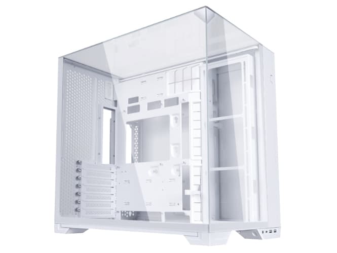 Lian Li 011 Vision Compact, Tower, PC, Valkoinen, ATX, mikro ATX, Mini-ITX, EATX, Terästä, Alumiini, Karkaistu lasi, 16,4 cm