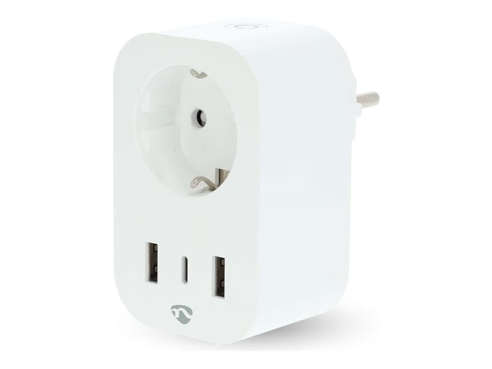 Nedis SmartLife - Älypistoke - langaton - Wi-Fi - 2.412 - 2.484 GHz - valkoinen