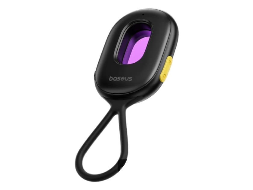 Baseus Heyo Series II piilokamerahälytin hälytyksellä ja minitaskulampulla + Baseus Simple USB-A - USB-C kaapeli - musta