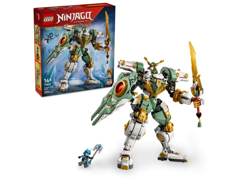 LEGO Ninjago 71860 Lloydin titaanirobotti – 15-vuotisjuhlamalli