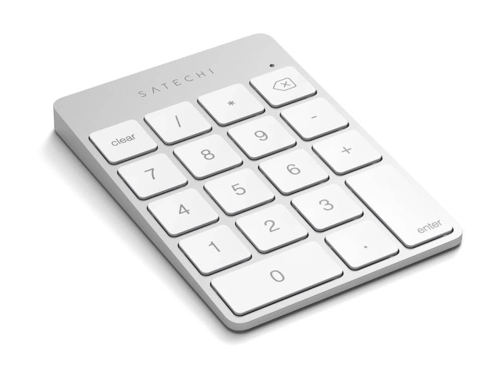 Satechi Slim Wireless Keypad - alumiininen Bluetooth-numeronäppäimistö (harmaa)