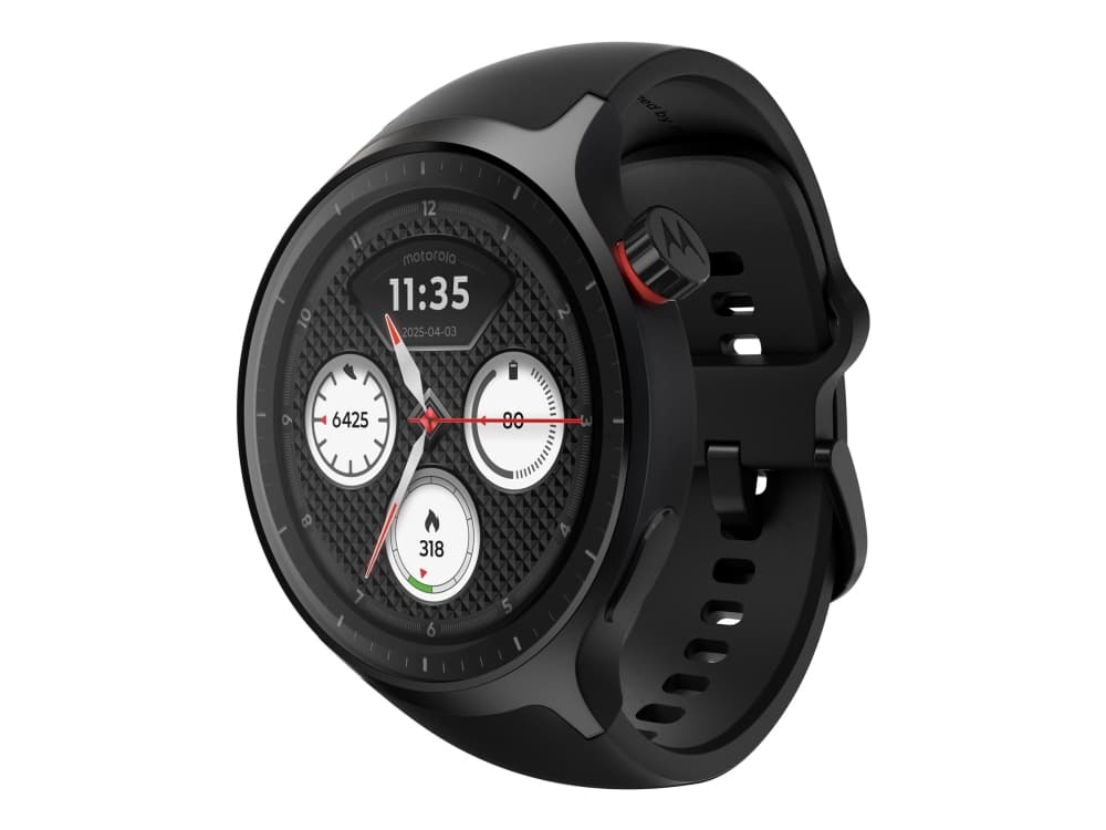 Motorola Moto Watch, 3,63 cm (1.43), OLED, Kosketusnäyttö, 4 TB, GPS (satelliitti), 40 g
