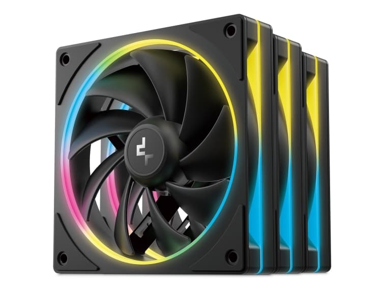 DeepCool FL12 SE 3IN1, tuuletin, 12 cm, 400 rpm, 1900 rpm, Sort