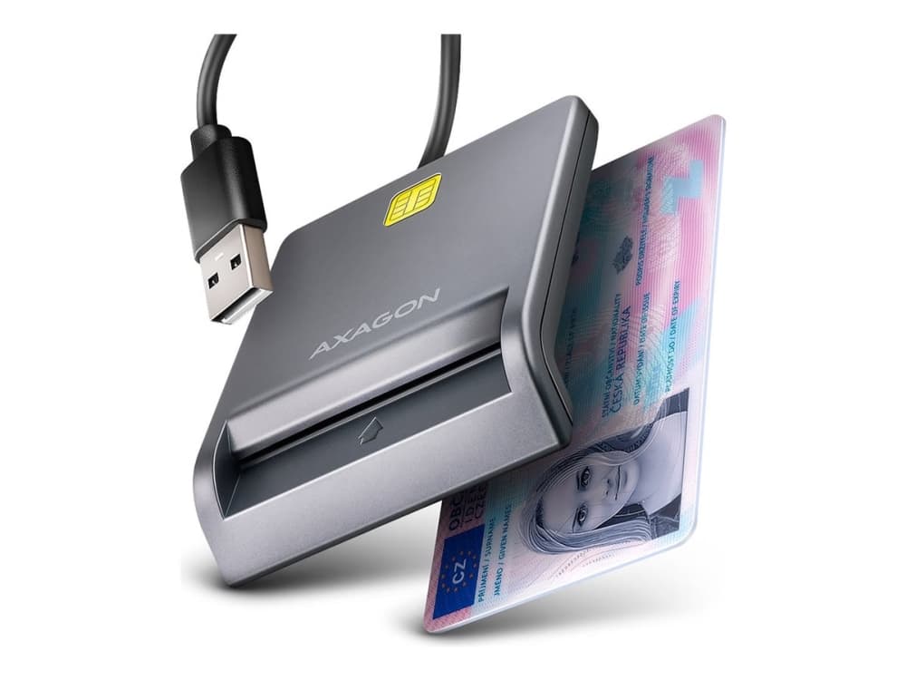 CRE-SM3T USB ID-kortinlukija, kaapeli 1.3m