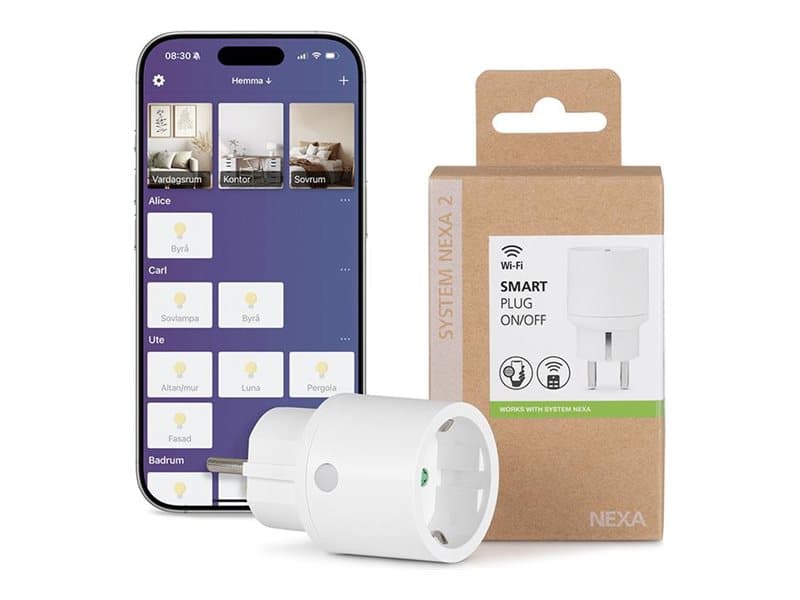 WPR-01 Smart Plug On/Off 2300W System Nexa 2 WiFi/433