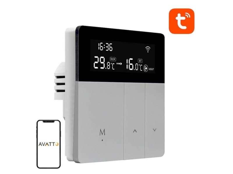 Avatto WT50 älykäs termostaatti 3AWiFi vedenlämmitin TUYA