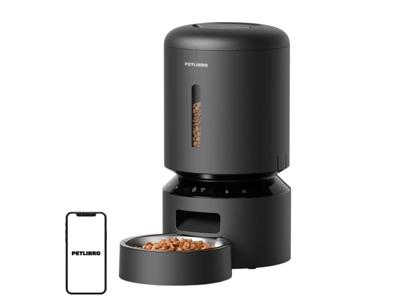 Petlibro Granary rehun annostelija, WiFi, 5L (musta) Petlibro