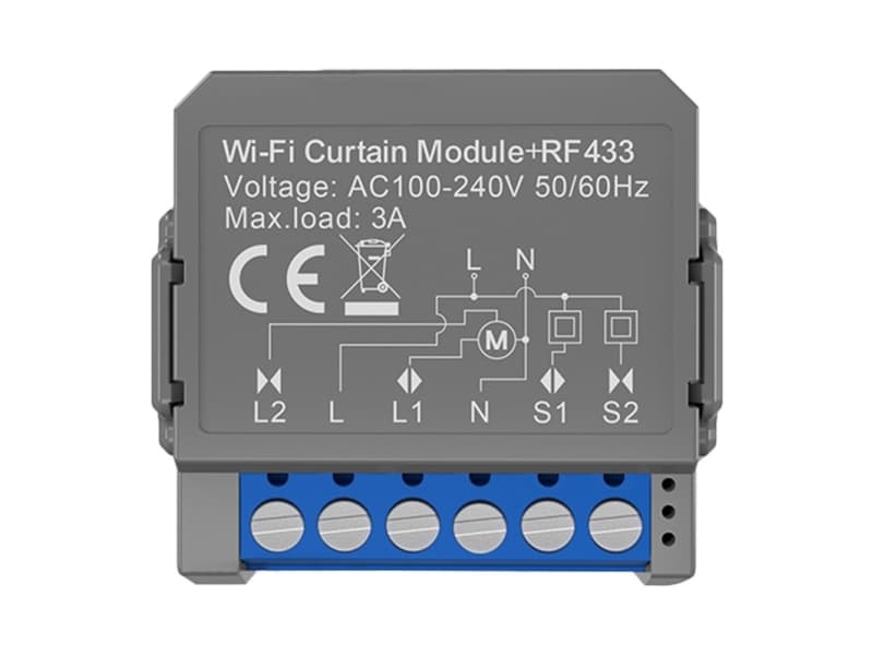 WIFI+RF Avatto älykäs verhomoduuli CMS16-RF-1