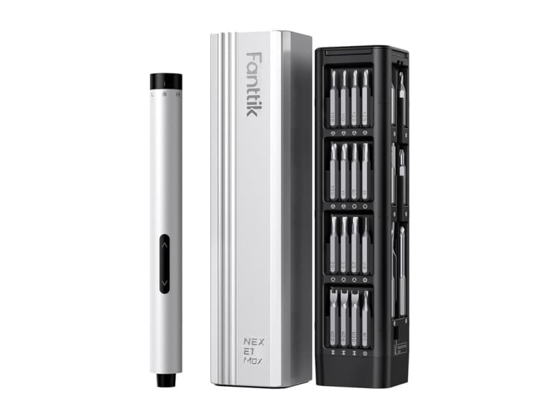 Fanttik E1 Max 3,7 V (hopea) sähköinen ruuvimeisselisarja