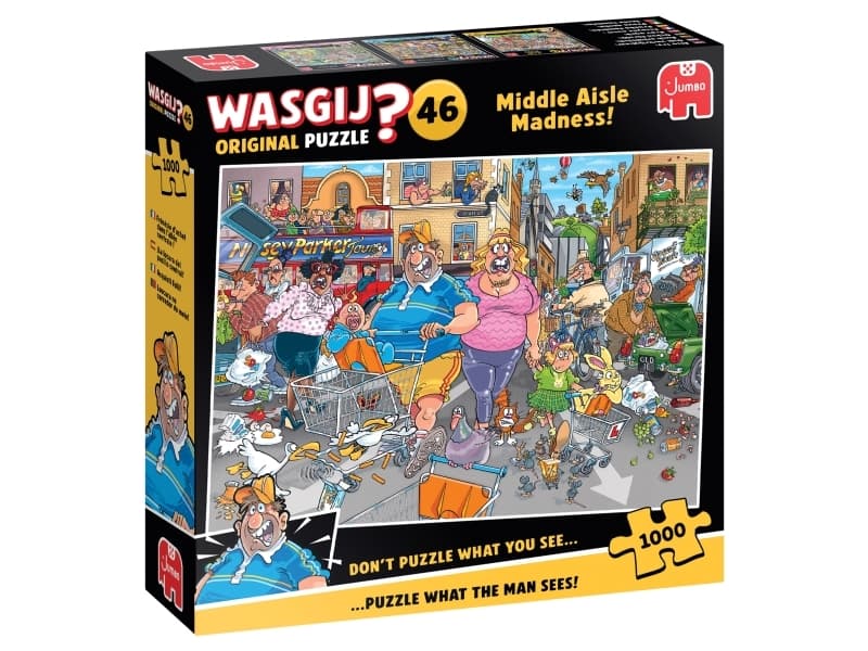 Wasgij Puzzle - Original 46 - Middle Aisle Madness! (1000 palaa) (1110100505)