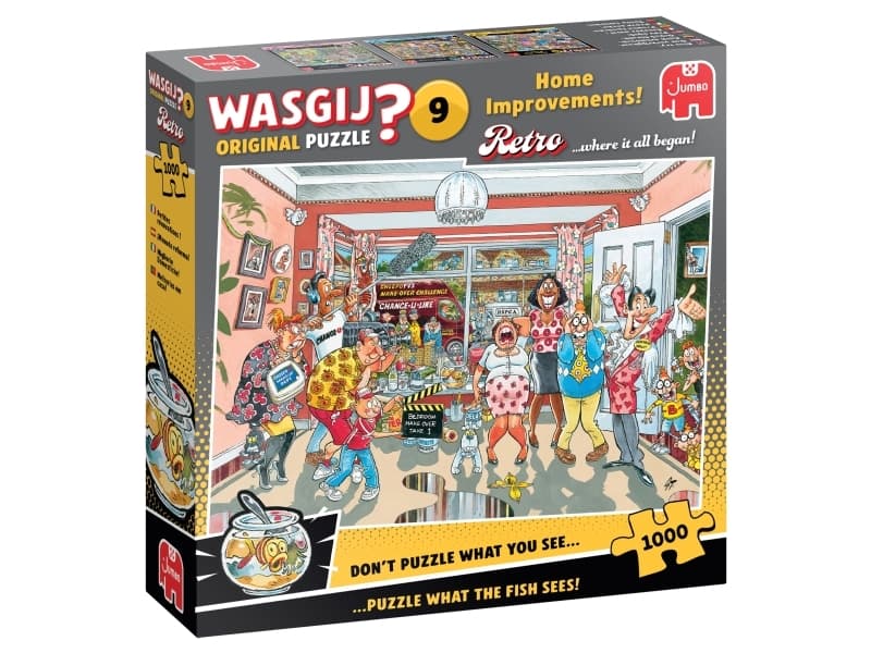 Wasgij Palapeli Retro Orginal 9 Home Improvements! 1000 palaa, 1000 kpl, Maisema, 15 vuosi/vuosia