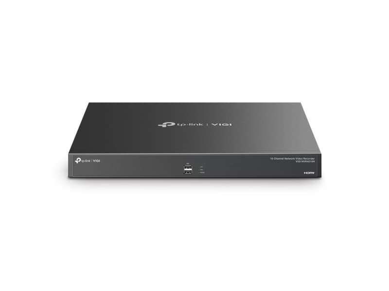 TP-Link VIGI NVR4016H, 16 kanavaa, 3840 x 2160 pikseliä, 16 kanavaa, 720p, 1080p, 3840x2160/30Hz, 1920x1080/60Hz, 1680x1050/60Hz, 1440x900/60Hz, 1280x1024/60Hz, 1280x720/60Hz, G.711, G.711u, G.726
