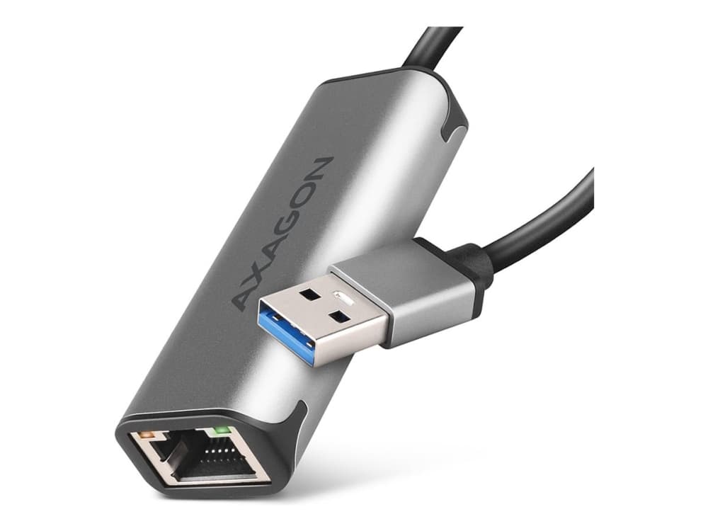 AXAGON ADE-25R USB 3.2 -verkkosovitinkaapeli - USB Type-A, RJ45