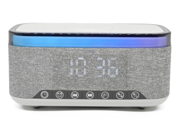 Denver CRQ-225, Kello, FM, LED, Monivärinen, Harmaa, Yksivärinen