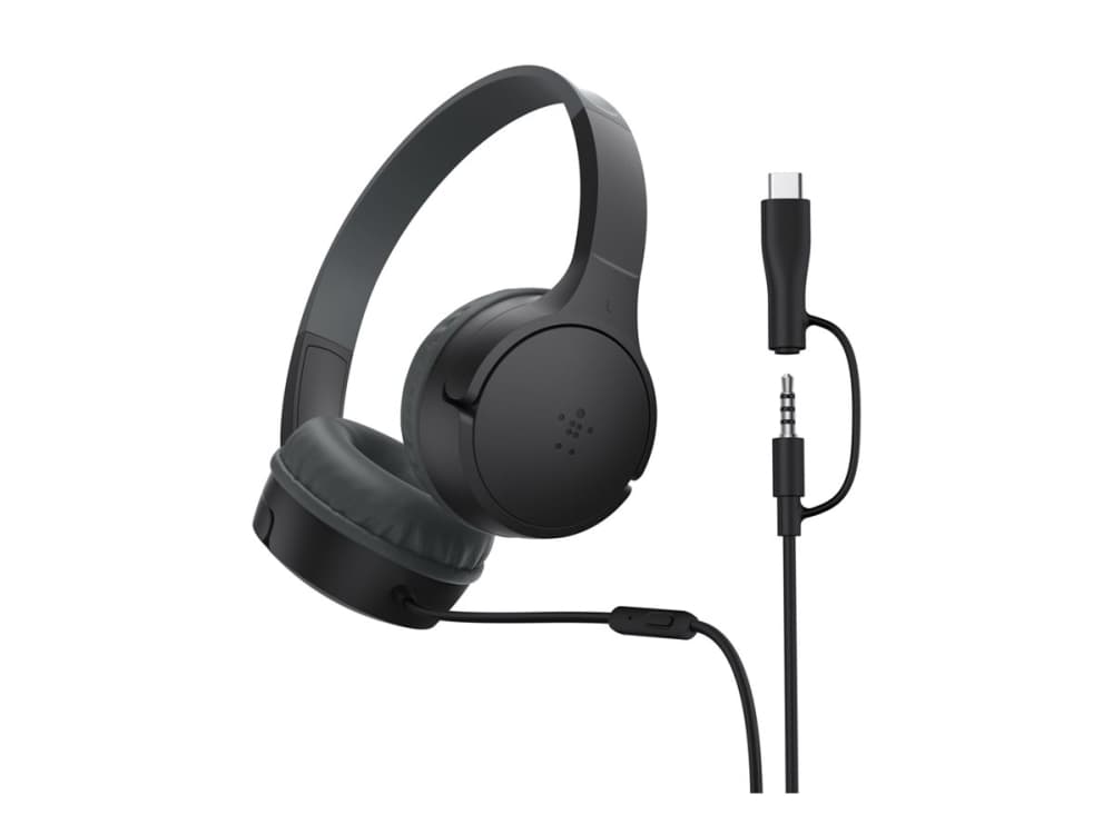 Belkin SoundForm Mini, Langallinen, Puhelut/Musiikki, Kuulokkeet, musta