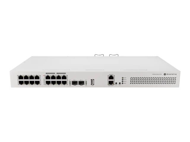 Mikrotik CRS418-8P-8G-2S+RM Cloud Router/Sw, L2/L3, Gigabit Ethernet (10/100/1000), Power over Ethernet -tuki, Telineasennus, 1U