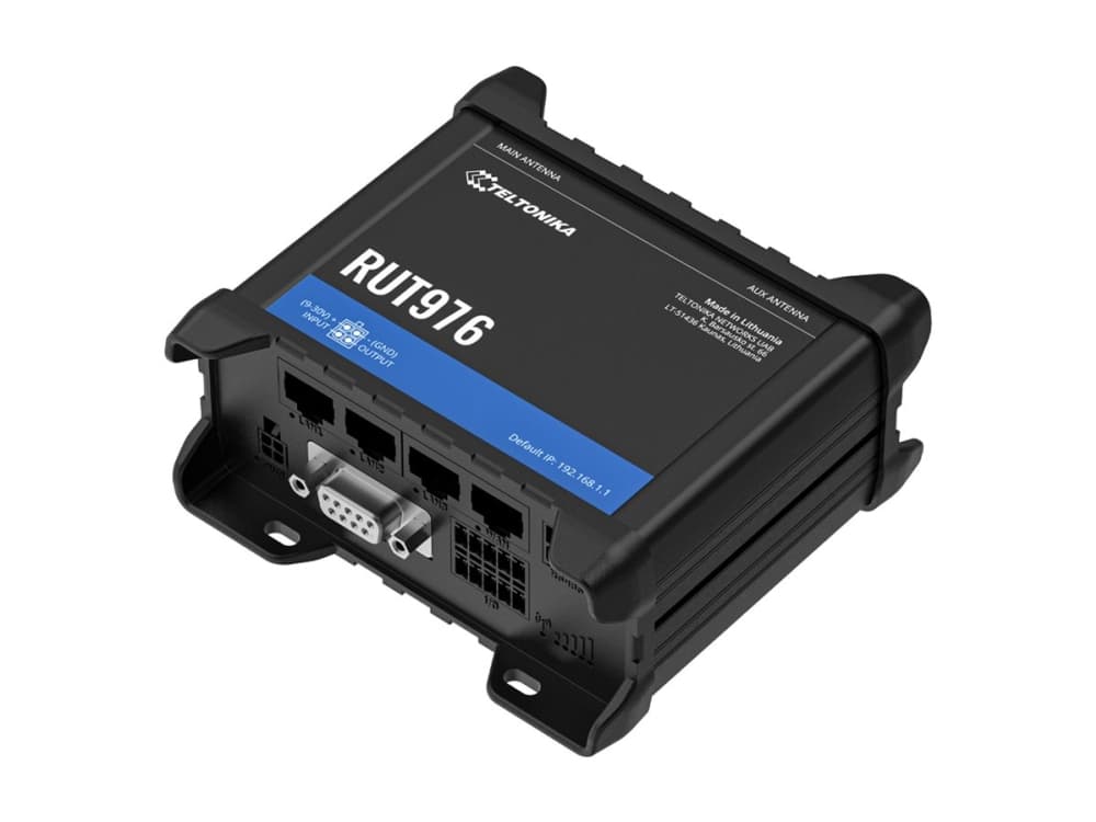 Teltonika RUT976 - Langaton reititin - WWAN - 5G - DIN-kiskoon asennettava