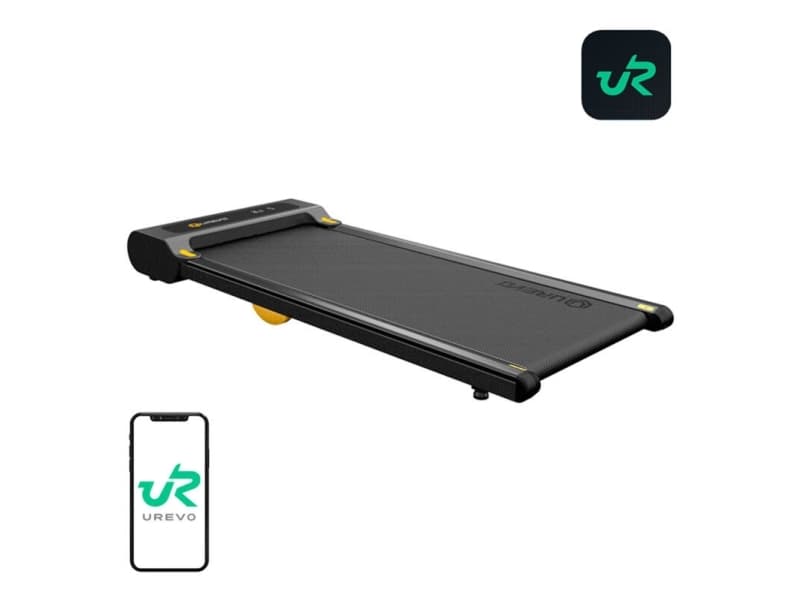 Urevo WalkingPad SpaceWalk 1 Lite kävelyvyö - 0,8 - 6 km/h - musta