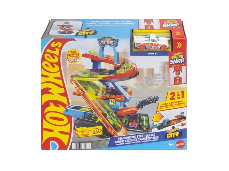 Hot Wheels City Transforming Stunt Garage