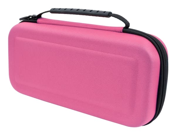 NACON SWITCHNEWPOUCHLPINK, Hardshell case -kotelo, Nintendo, Vaaleanpunainen, Nintendo Switch 2, Nintendo Switch Lite, Nintendo Switch OLED, Naarmuuntumisenkestävä, Vetoketju