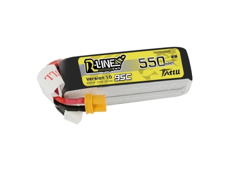 Gens Ace & Tattu 550mAh 14.8V 95C Tattu R-Line Gens Ace Gens Ässä