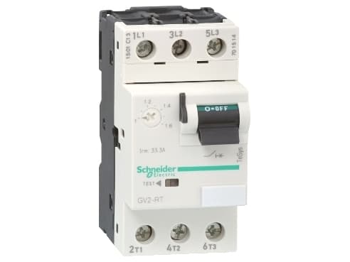 Schneider Electric GV2RT07 Transformatorschutz- schalter 3p 1,6-2,5A Kipphebel, Moottorin käynnistin, Valkoinen, 50/60 Hz, 1 kpl