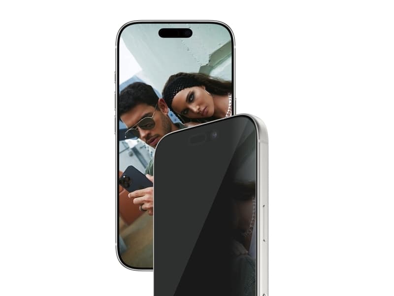 PanzerGlass SAFE. by ® 2-Way Privacy Screen Protector iPhone 17 Pro | Ultra-Wide Fit w. EasyAligner, Apple, Apple - iPhone 17 Pro, Asennus kuivana, Naarmuuntumisenkestävä, Iskunkestävä, Läpinäkyvä, 1 kpl