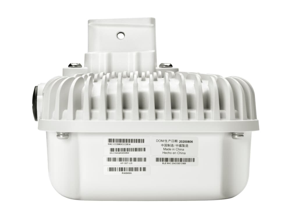 HPE Aruba AP-567 (RW) - Trådløs forbindelse - ZigBee, Bluetooth 5.0 - ZigBee, Bluetooth, Wi-Fi 6 - 2,4 GHz, 5 GHz - BTO