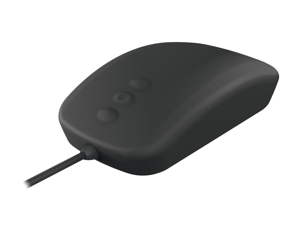 Contour Design Active Key AK-PMH3, Molempikätinen, USB A-tyyppi, 1000 DPI, musta