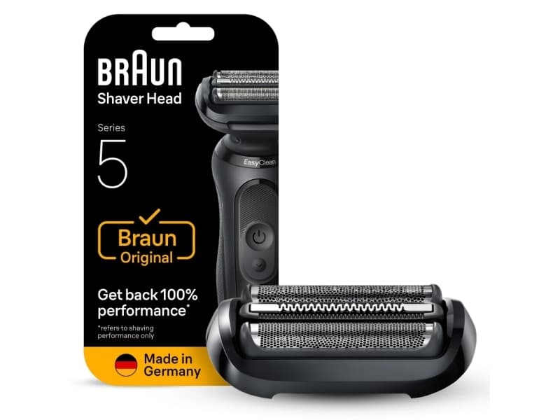Braun Series 5 54 B, Parranajopää, 1 pää(t), musta, Ruostumaton teräs, 18 kuukautta, Braun, Series 5 54 B
