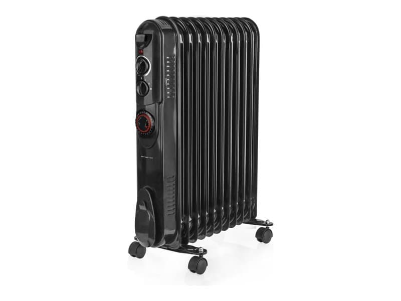 Emerio HO-132338.1, Öljysähkölämmitin, Sisätila, Lattia, musta, Rotaatio, 2500 W