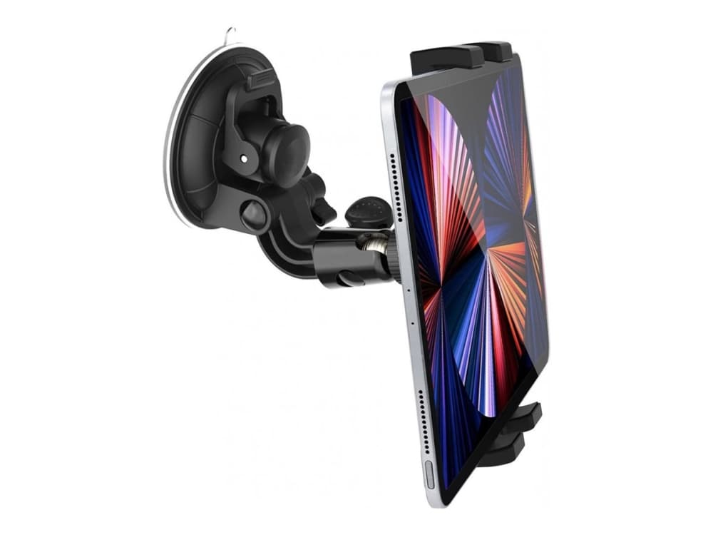 Techly I-TABLET-VENT, Bil, Passiv, Galaxy Tab 2 10, Galaxy Tab 2 7, Galaxy Tab 3 10, Galaxy Tab 3 7, Galaxy Tab 3 8, iPad 2,..., ABS, Gummi, Lajittelu, 353 g