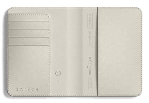 Satechi FindAll, Hiekka, Vegan leather, Yksivärinen, 106 mm, 143 mm, 1,7 cm