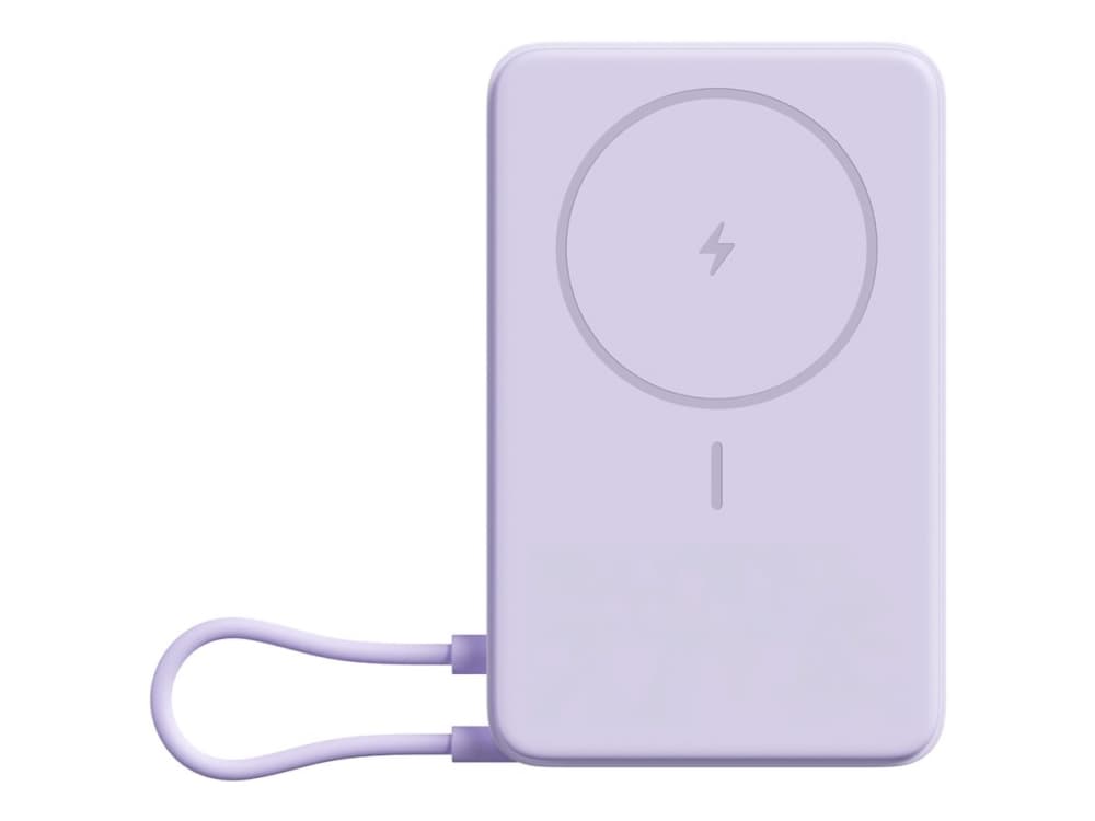 XIAOMI 33W MAGNETIC POWER BANK 10000 WITH BUILT-IN STAND PURPLE BHR08PAGL