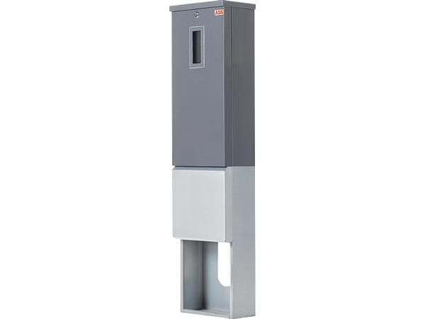 ABB Skab for stikben TS350S HxBxD: 675x300x200 mm grå RAL7015