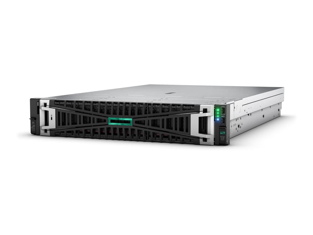 HPE ProLiant DL385 Gen11 - palvelin - räkkiasennettava 2U - 2-tie - 1 x EPYC 9115 / jopa 4,1 GHz - RAM 64 GB - SATA/SAS/NVMe - hot-swap 2,5 -paikka(t) - SSD 2 x 480 GB - Gigabit Ethernet, 10 Gigabit Ethernet - näyttö: ei ole - Smart Choice