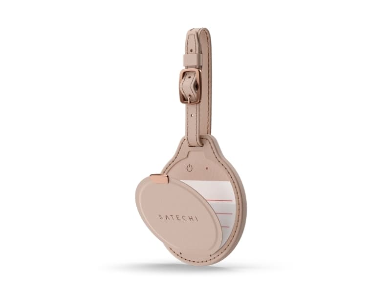 Satechi FindAll, Matkatavarat, Kortin paikka, Ruusu, 50 m, 90 dB, Litium