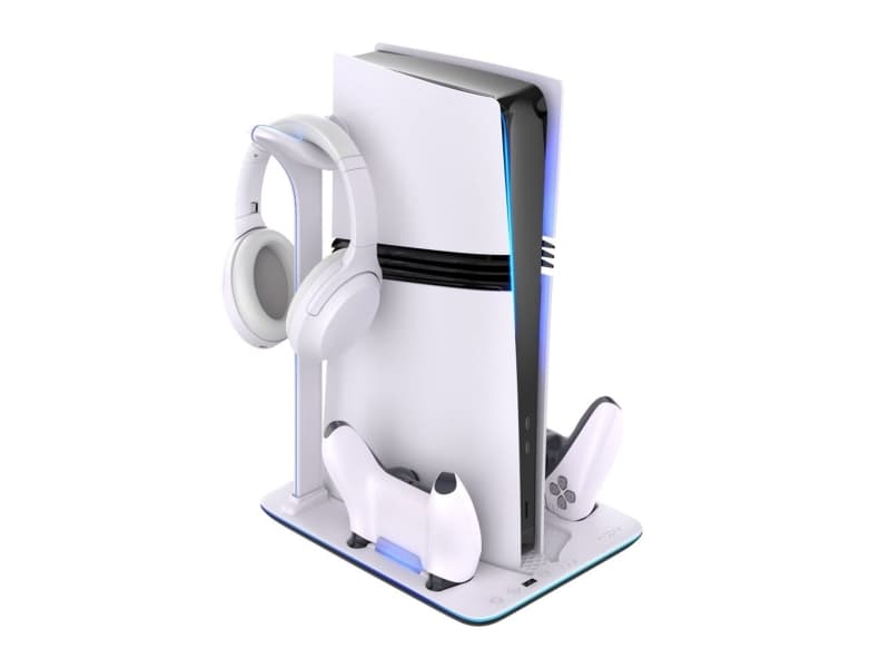 FIXED FIXPS5PS-MCS-BW, Telakka-asema, PlayStation 5 Slim, PlayStation 5 (2023) Slim, 215 mm, 360 mm, 280 mm