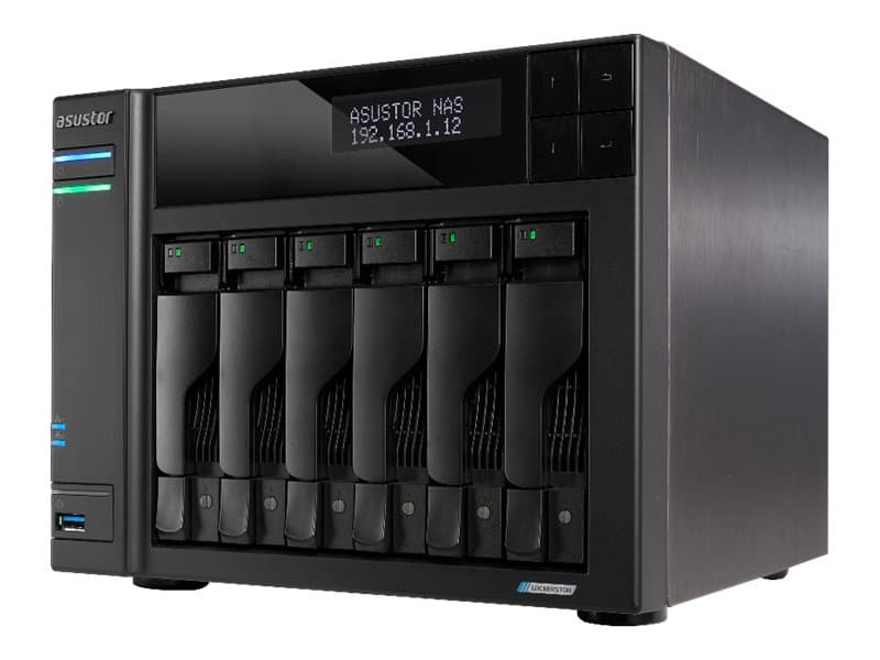ASUSTOR Lockerstor 6 Gen2 - NAS-palvelin - iSCSI-tuki