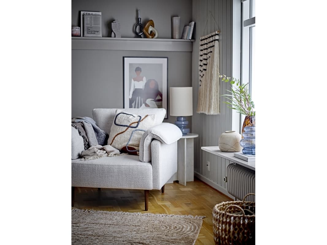 BLOOMINGVILLE Zeynep matto, ruskea, puuvillaa