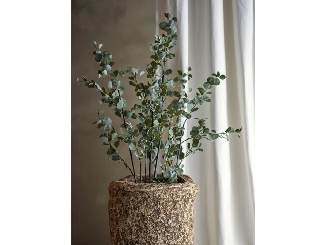 BLOOMINGVILLE Eukalyptus kasvi, vihreä, tekokukat
