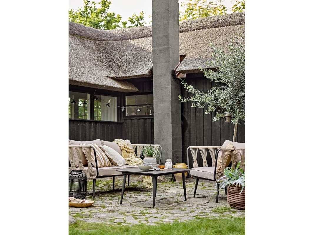 BLOOMINGVILLE Pavone Sofabord, Sort, Fibercement